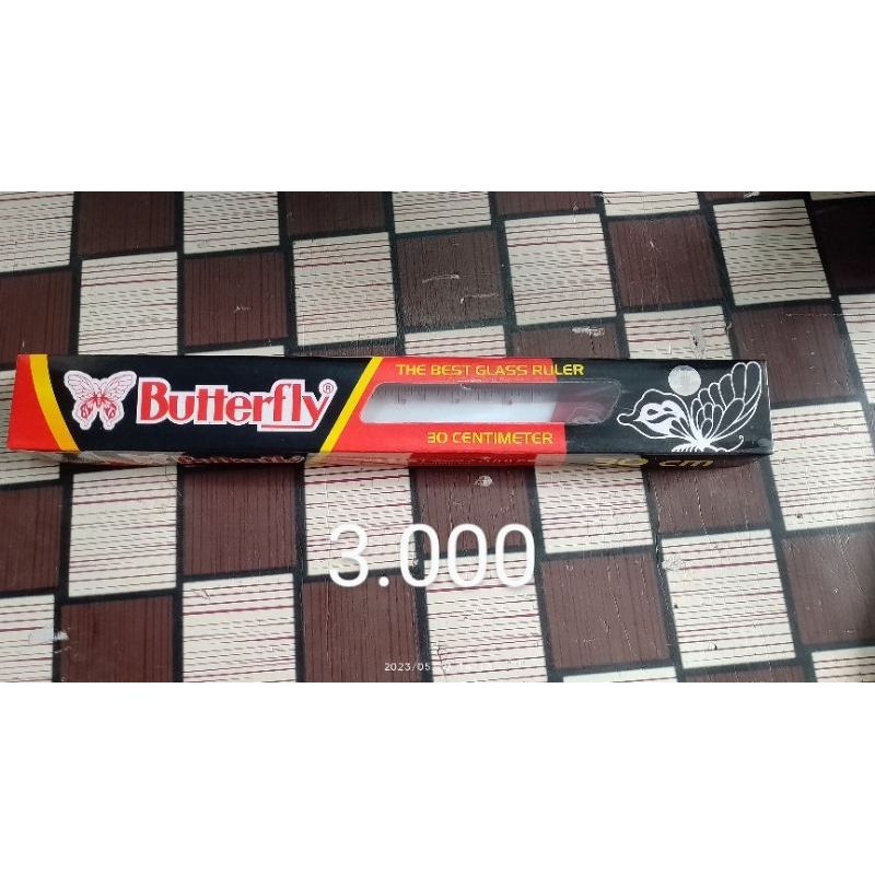 

Penggaris karakter butterfly 30cm