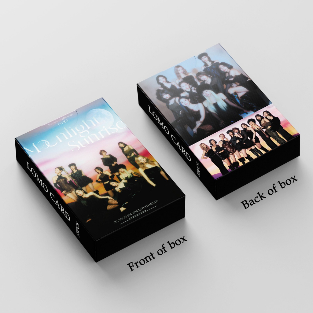 [kstuffind] TWICE MOONLIGHT SUNRISE PHOTOCARD LOMO CARD PHOTO KARTU FOTO PC ONCE MURAH 54PCS PCS 54