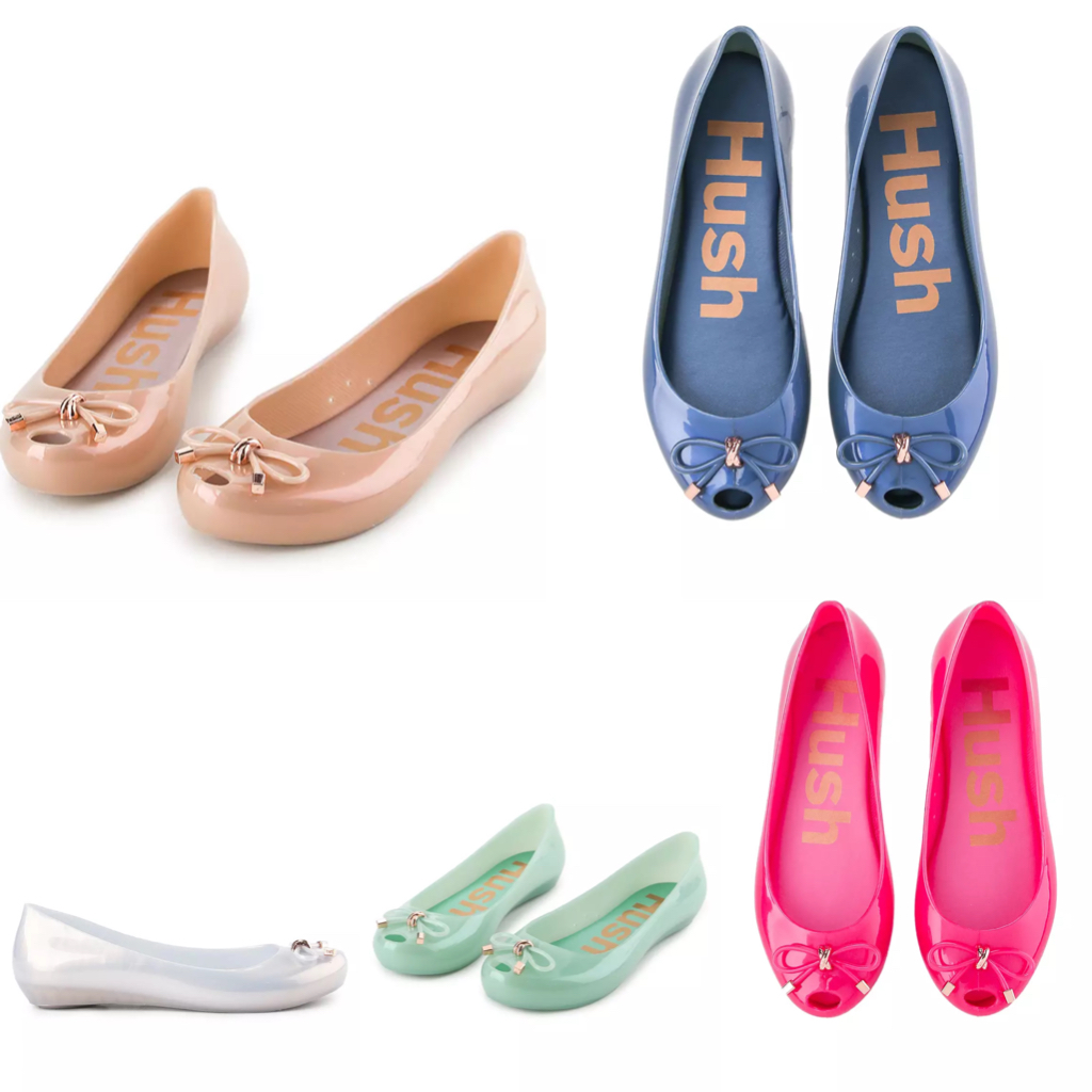 Hush Puppies Valerina Bow Original (Sepatu Flat Ballerina Wanita)