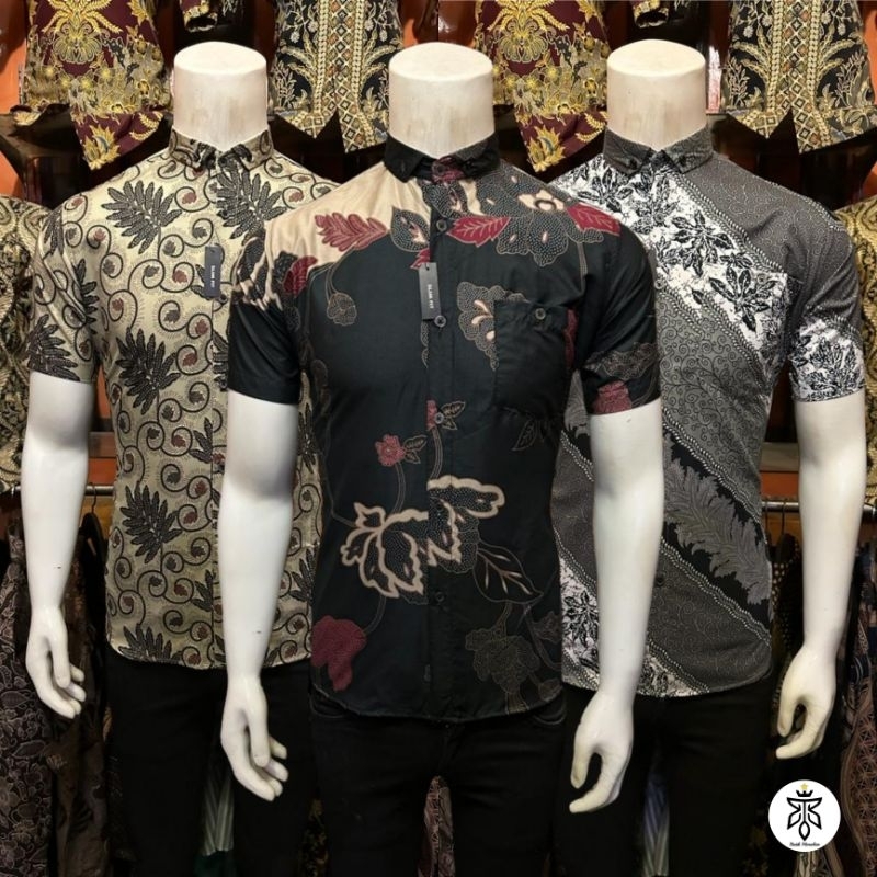 Batik Pria Slimfit Premium Lengan Panjang dan Pendek New Model Style Exclusive