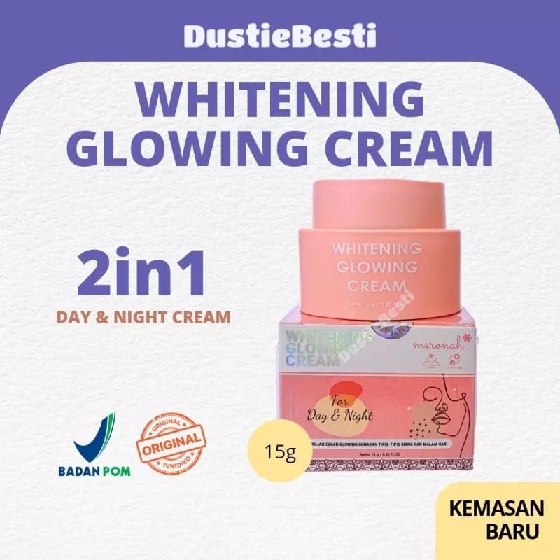 MERONAH WHITENING CREAM 2IN1 BPOM