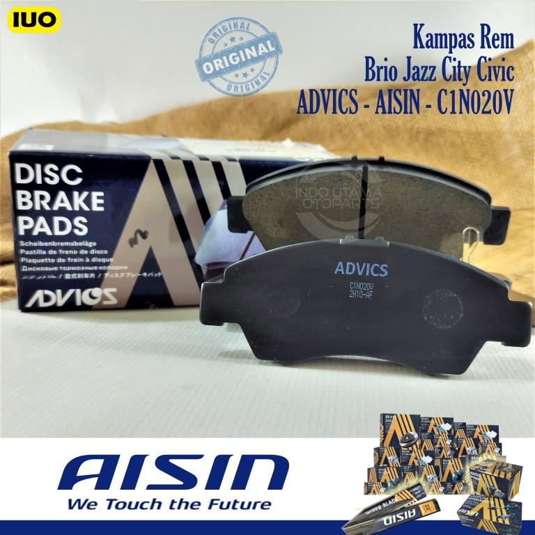 Brake Pad AISIN Brio Jazz City Civic Kampas Rem ADVICS C1N020T