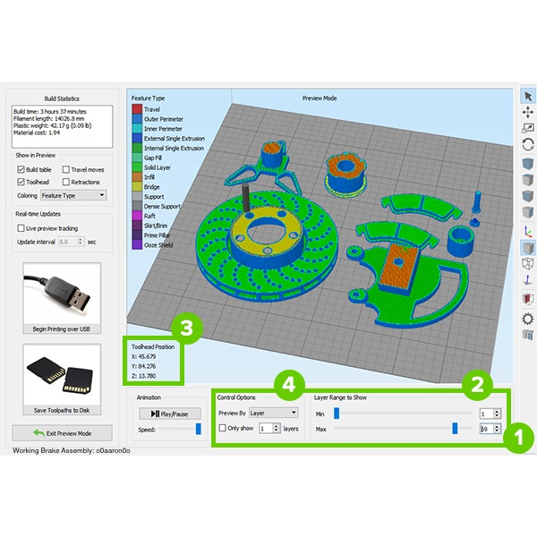 Software Simplify3D 4 Profesional all in one Program navigasi printer 3D printing software