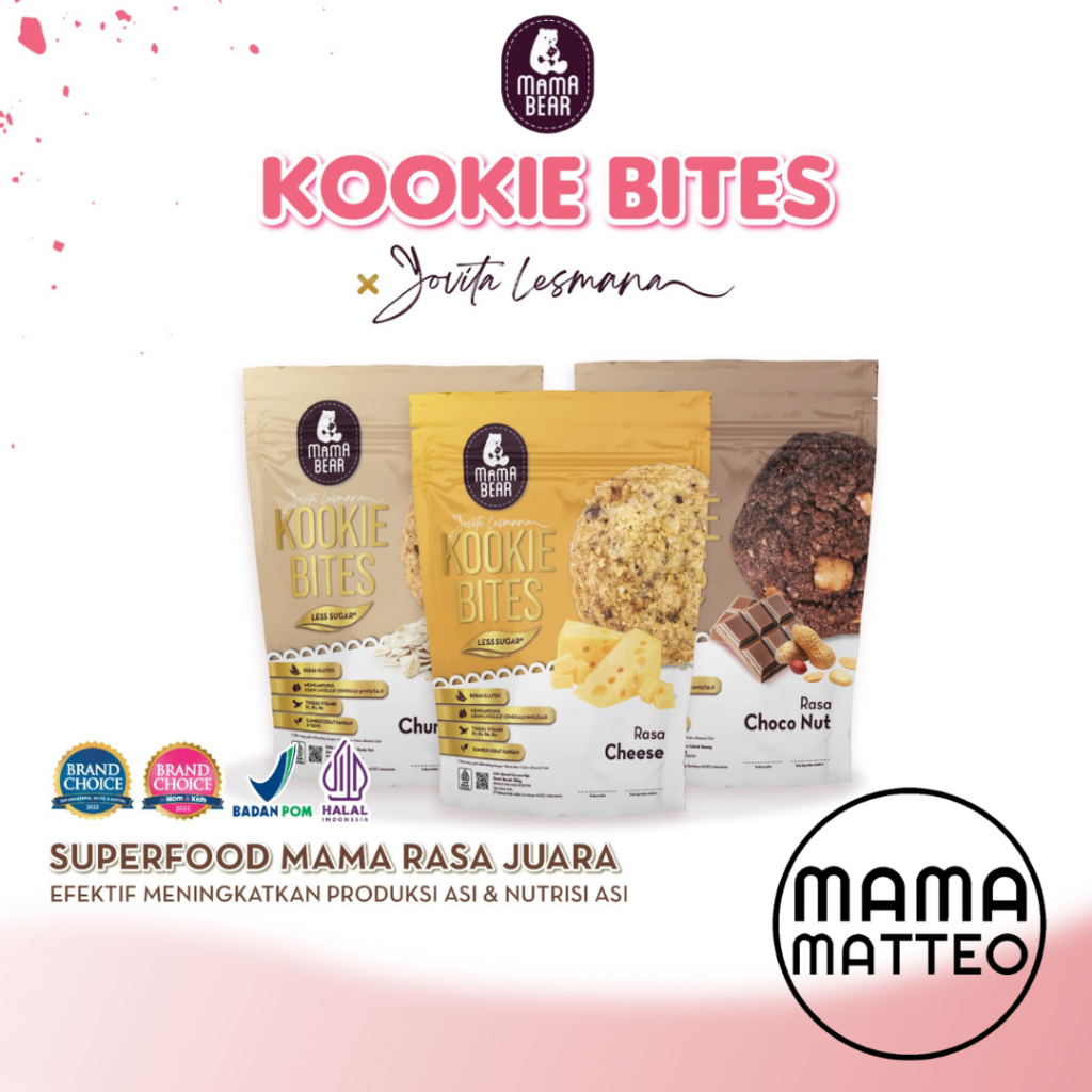 MamaBear Kukis Almond Oat / Mama Bear Cookies Kookie Bites Cokelat Chip Chocochip Cookies and Cream Kurma Chunky Oat Choco Nut Cheese Keju / MAMABEAR BANDUNG