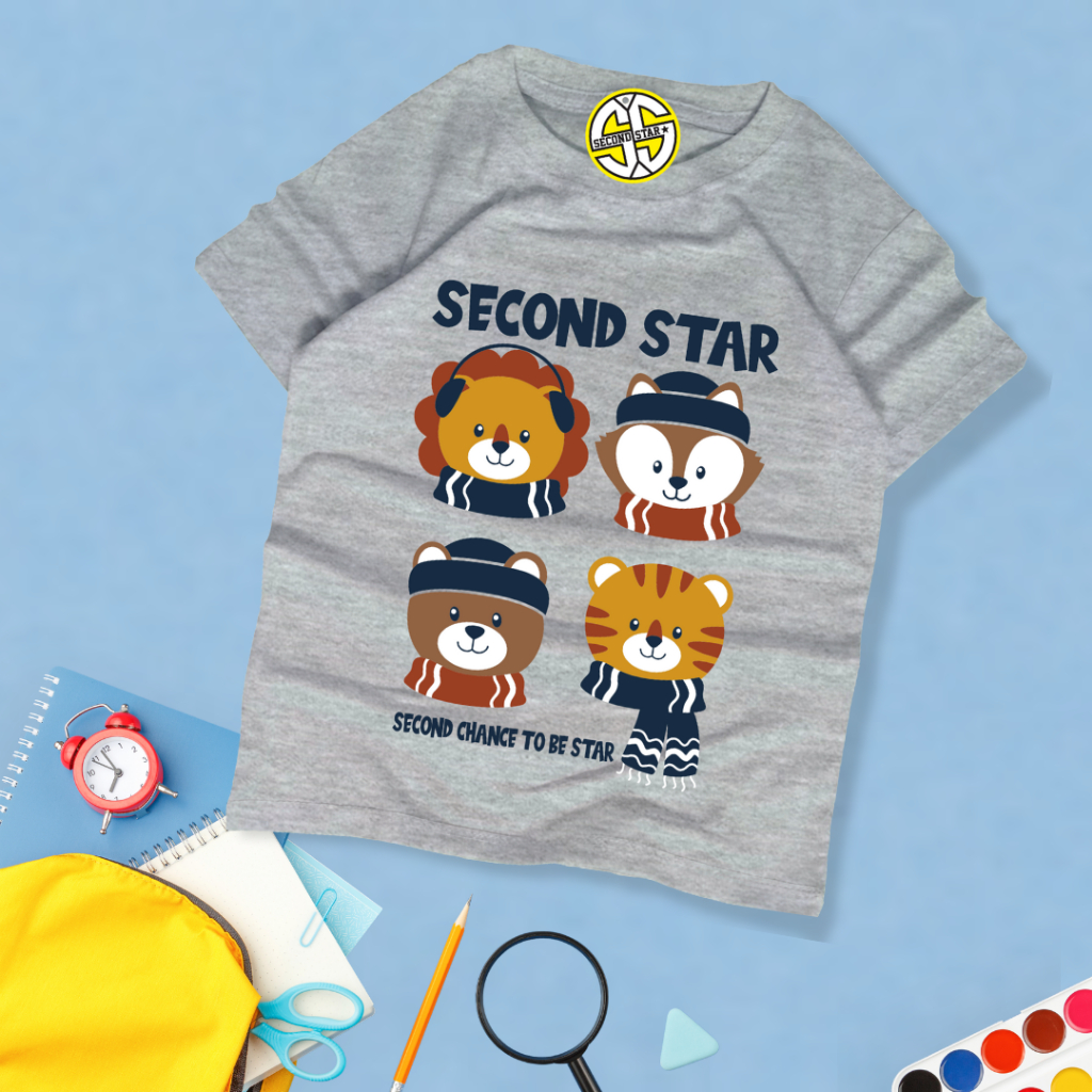 Baju Kaos Distro Anak Perempuan dan Laki-laki Premium Unik Umur 1-12 Tahun Bahan Cotton-AMR235