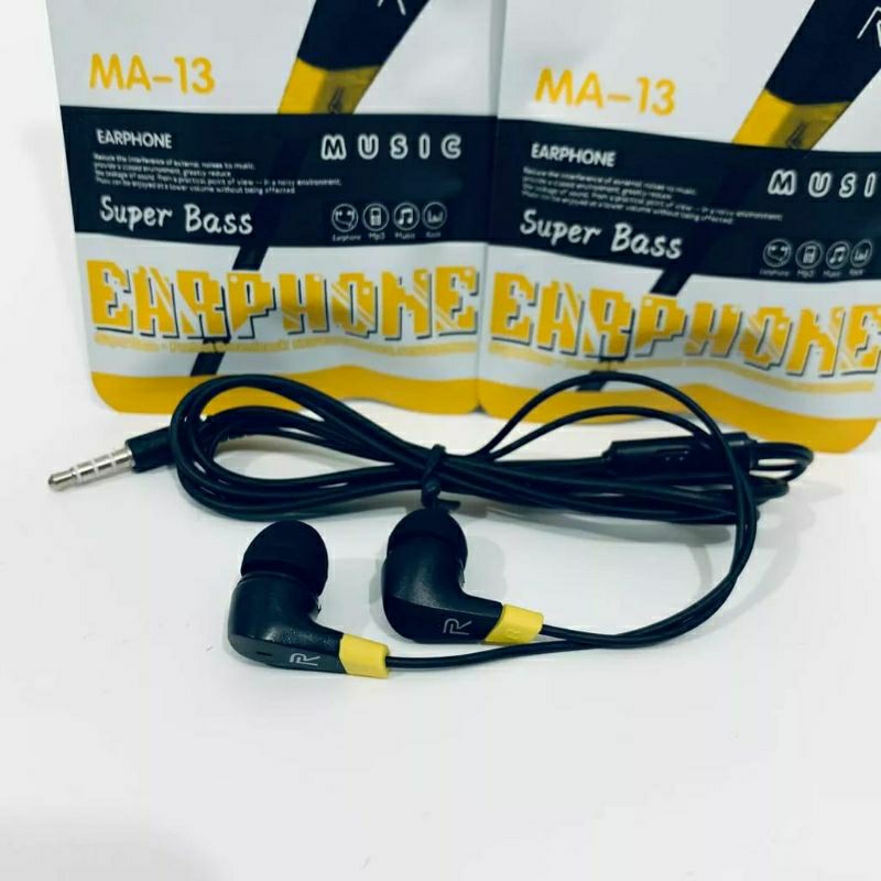 Headset Handsfree realme MA-13 super Bass stereo earphone