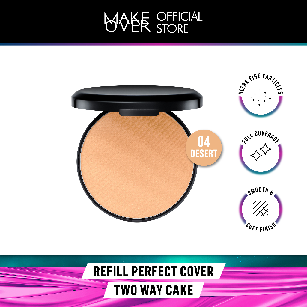 MAKE OVER Perfect Cover Refill TWC 12 g - Bedak Padat