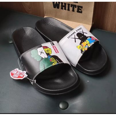 Promo 06-06      shopee Terlaris!! Sandal Selop SUPREMEE Alien wanita dan pria Sport Karet Import COD-4