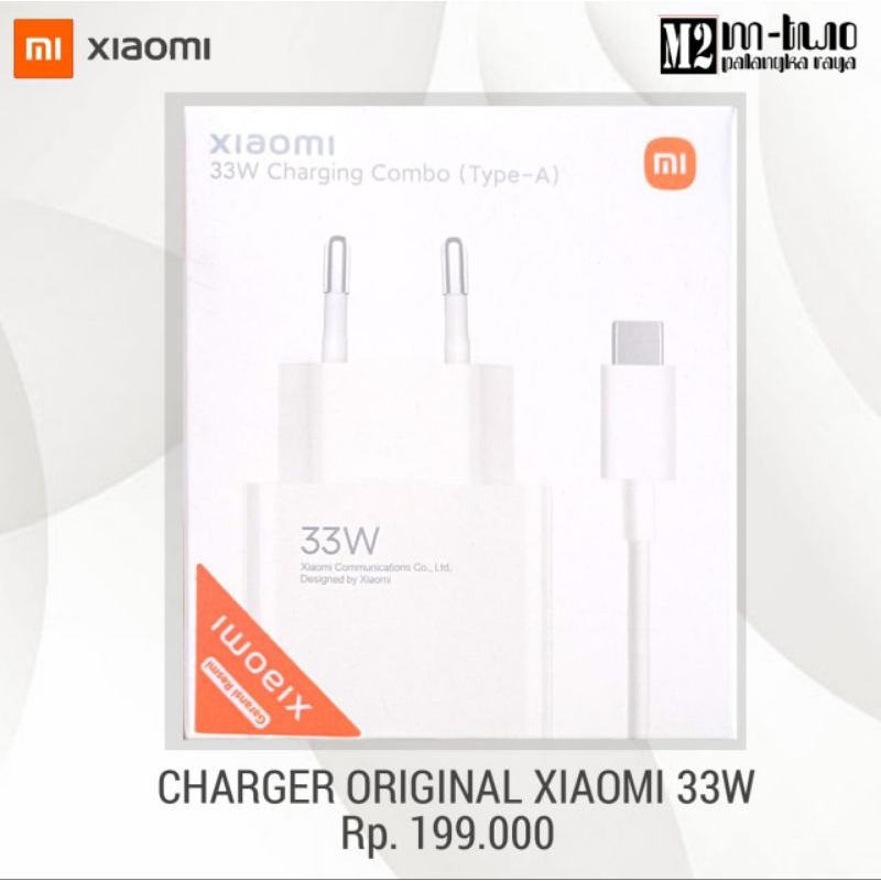 CHARGER ORIGINAL XIAOMI 67 WATT/ 33 WATT