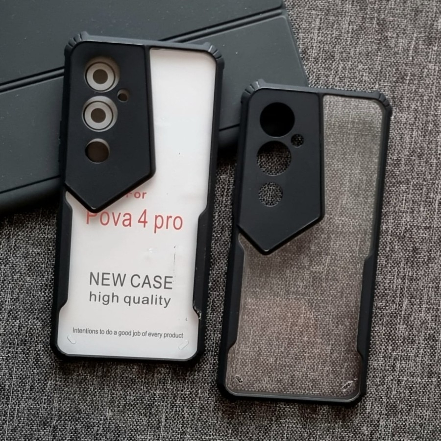 TECNO POVA 4 PRO POVA 4 POVA NEO 2 POVA 2 SPARK GO 2023 SPARK 6 GO CASE HARDCASE FUZE BENING CLEAR SHOCKPROOF IPAKY BENING CASING PROTECT CAMERA COVER PELINDUNG KAMERA