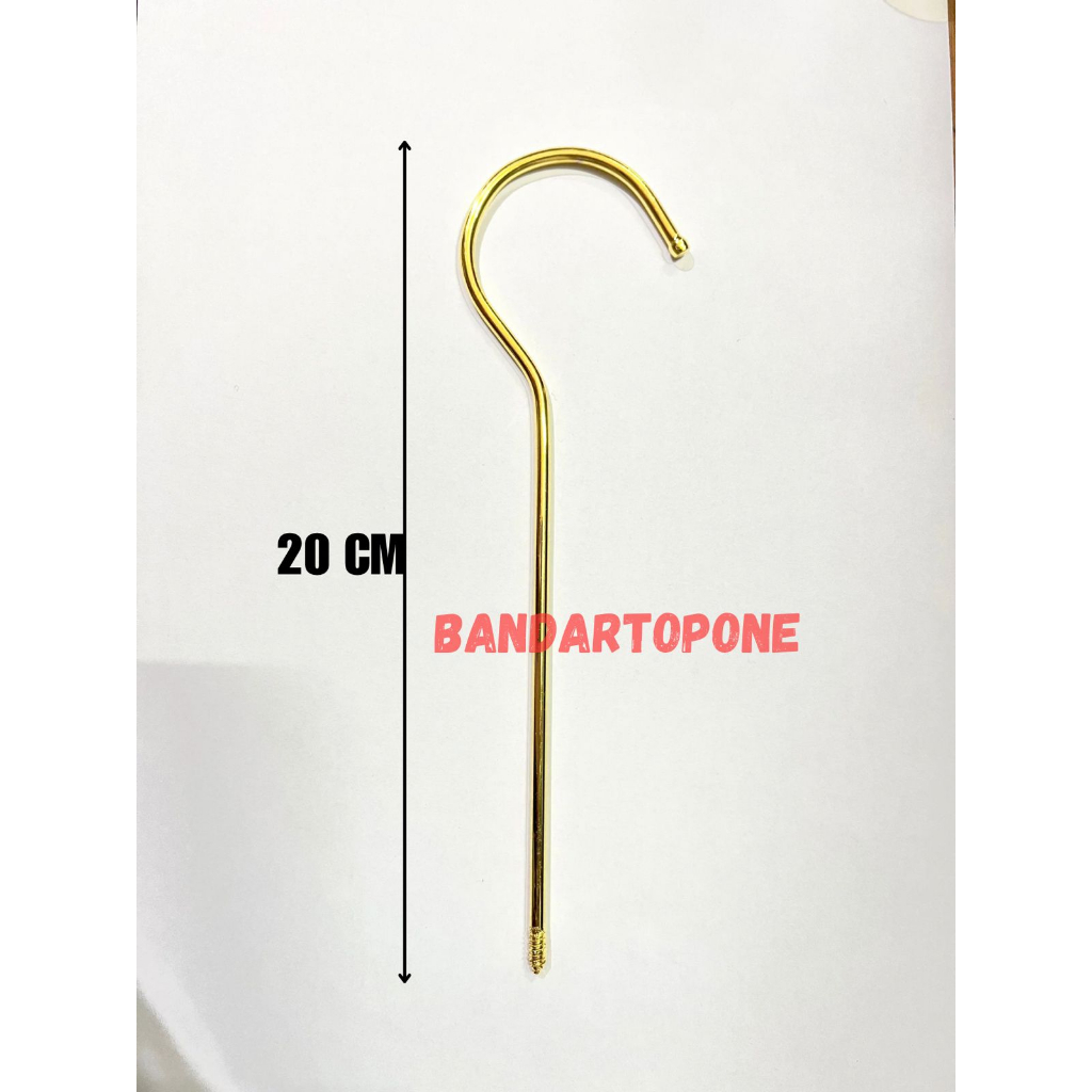 Hook Kawat Gold 20 Cm (Harga Per 1 Pcs)