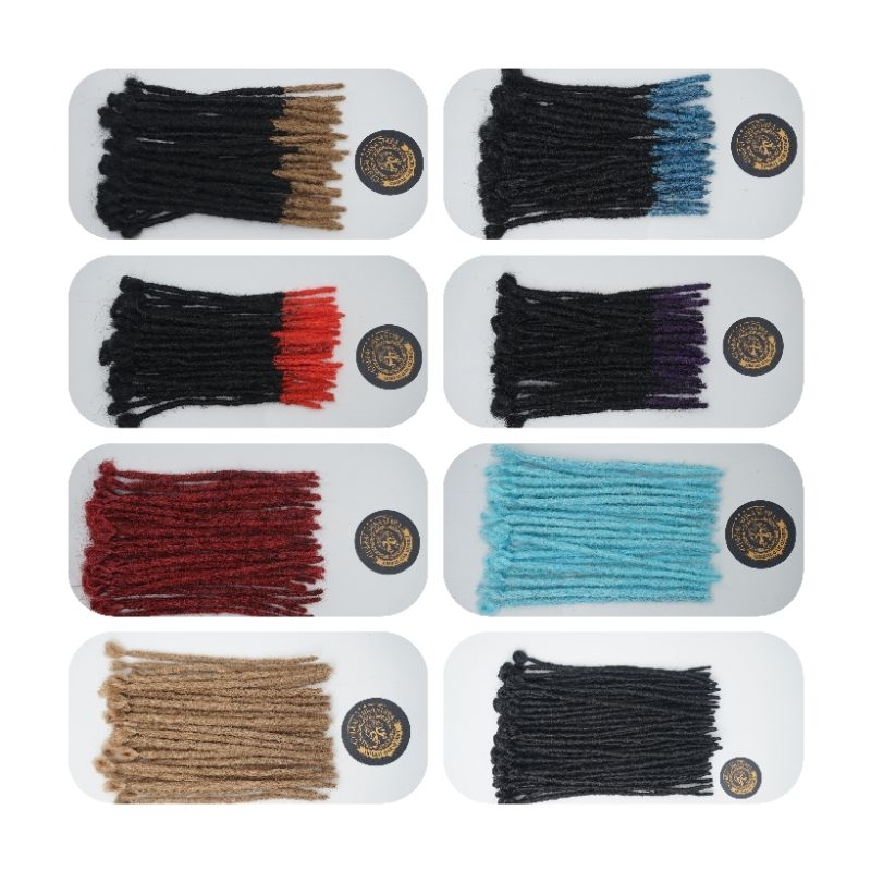 Rambut Gimbal Sambung Sintetis Kecil Panjang 20Cm