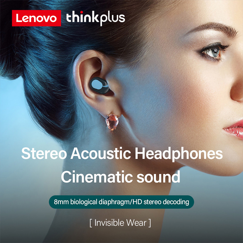 【100% Original】Thinkplus Lenovo XT91 TWS Wireless Earphone Bluetooth HIFI Stereo With mic Earbuds In-Ear Headset