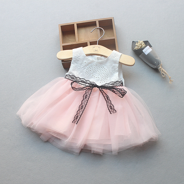 Ribbon Tulle Dress Party Baju Pesta Baby Import Bayi Usia 0-12 Bulan Impor Lillegifts