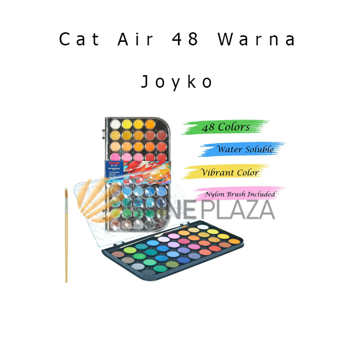 

Rad Watercolor Cake Set WC-3-48 Joyko - Cat Air Watercolour Isi 48 Warna