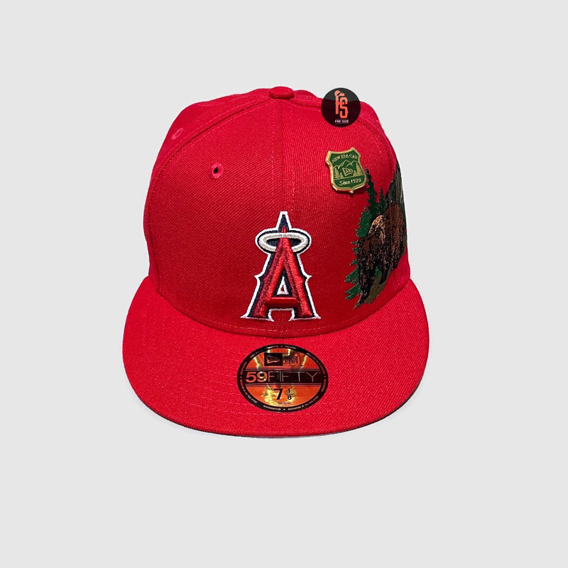 TOPI NEW ERA ORIGINAL 5950 STATE PARK LOS ANGELES ANGELS RED