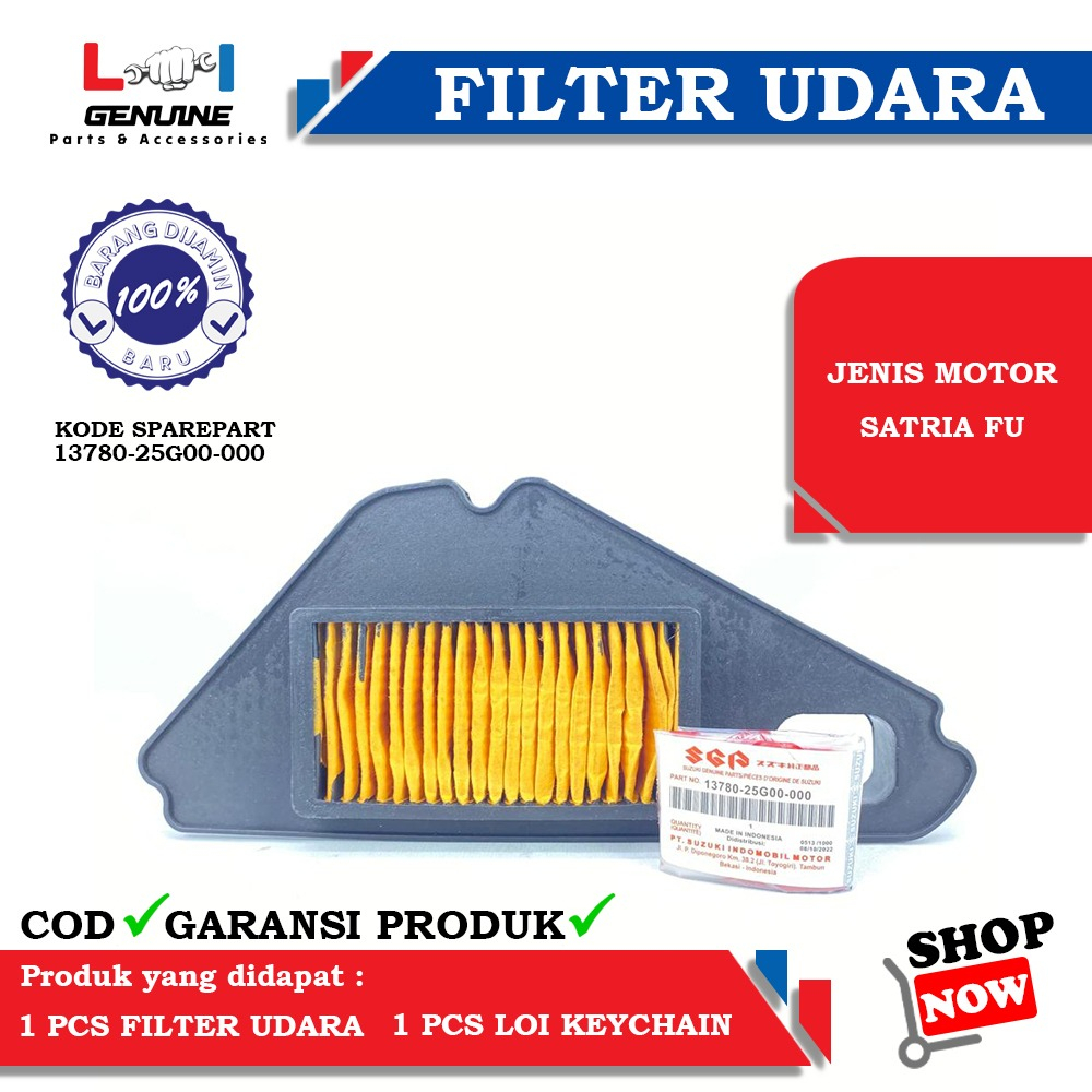 -LOI-  FILTER UDARA SUZUKI SATRIA FU 150 INJEKSI