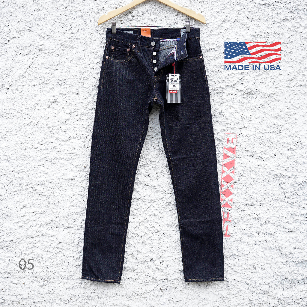 Levi's 501 Made in USA - Celana Jeans Pria - Bonus Paperbag