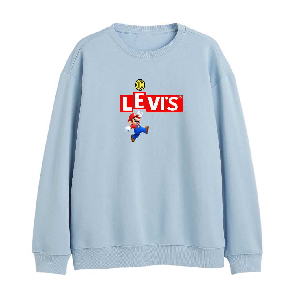 LEVIS Super Mario Crewneck Sweater Pria