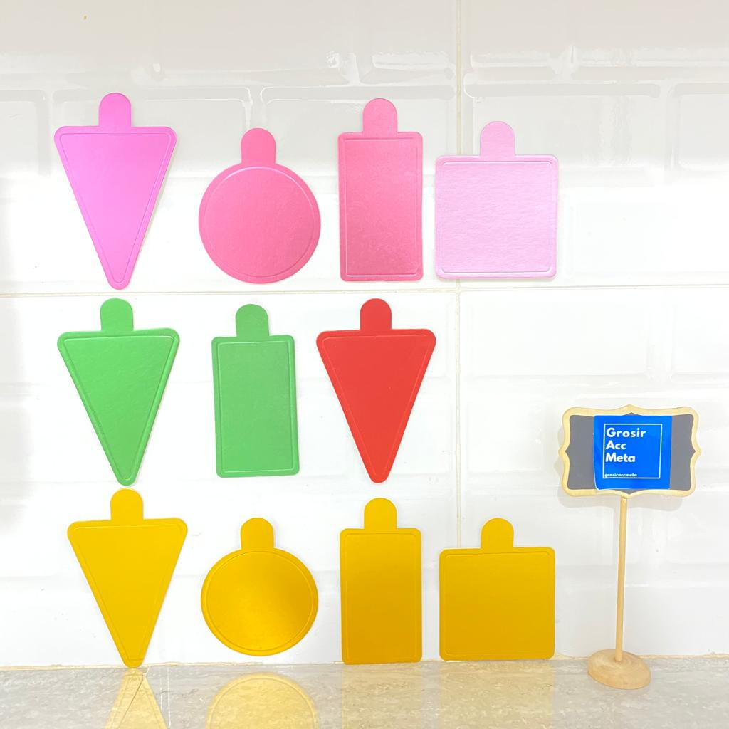 TATAKAN KUE BULAT / ALAS KUE POTONG / TATAKAN KUE SEGITIGA / TATAKAN TIRAMISU / TATAKAN CHEESE CAKE 