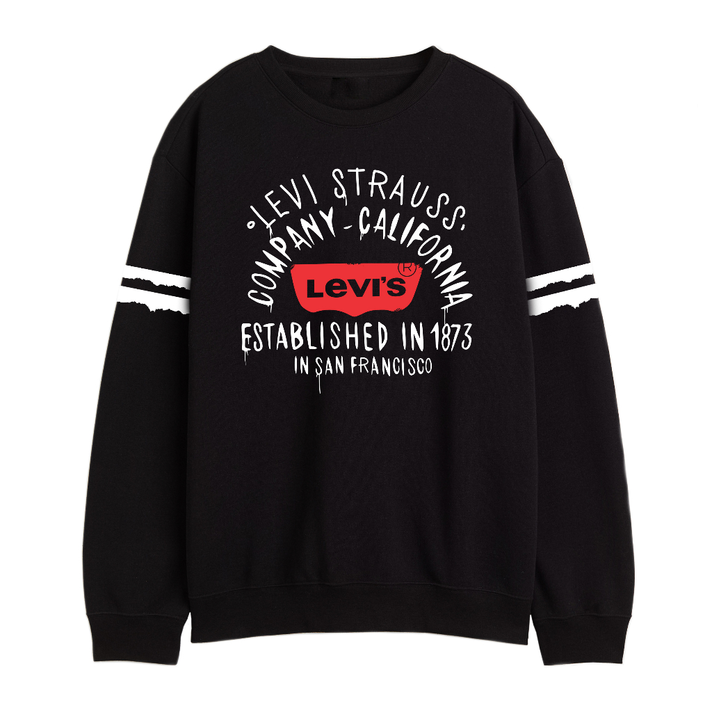 LEVIS Crewneck Sweater Pria Grafitty