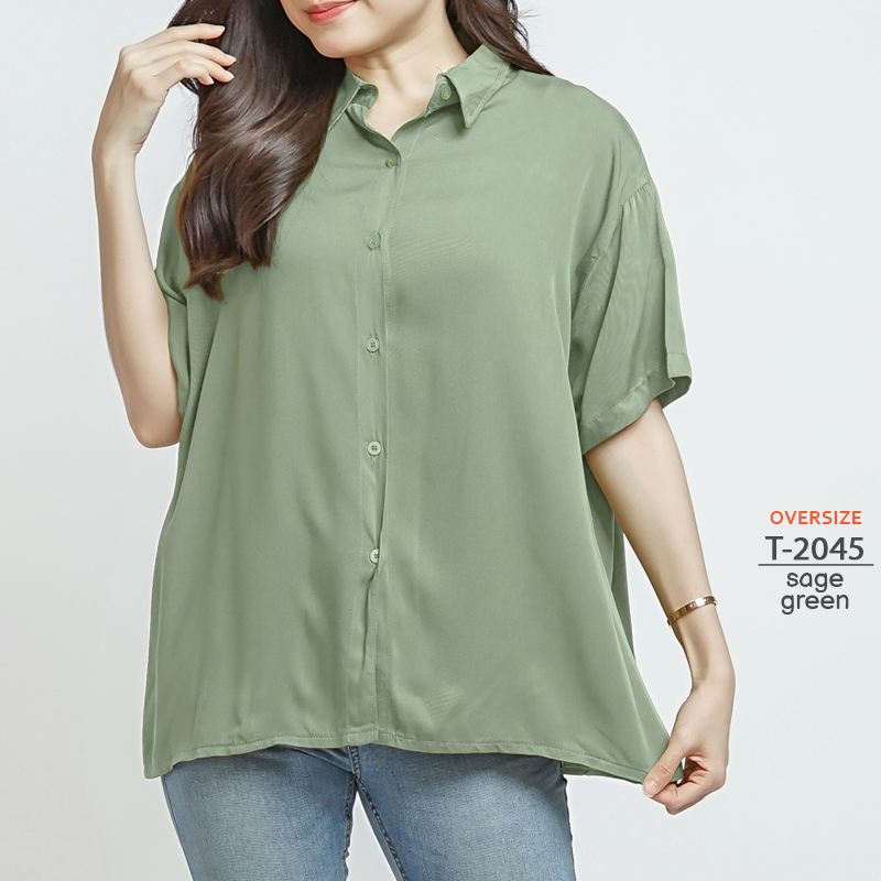 ARENA - Oversize Kemeja Rayon Wanita / Summer Shirt