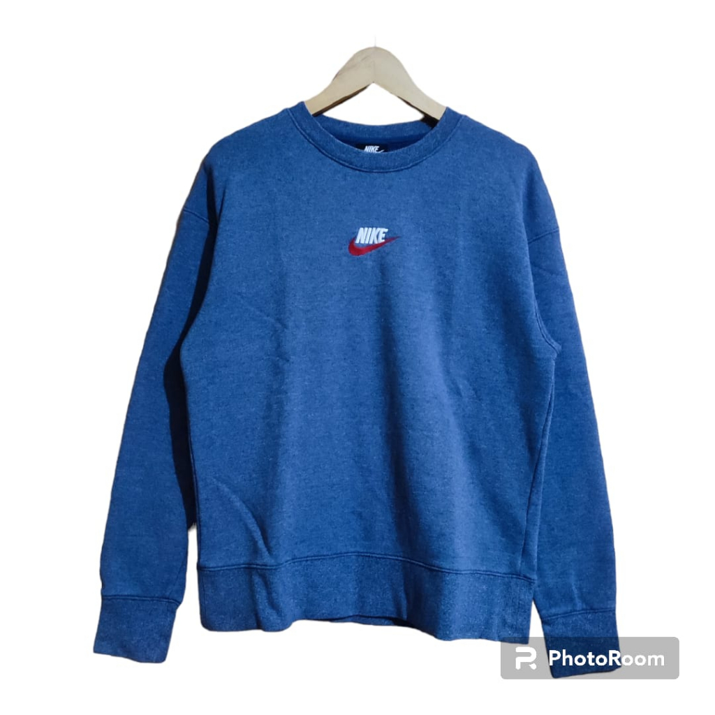 CREWNECK By NIKE CENTER BORDIR SECOND BLU56
