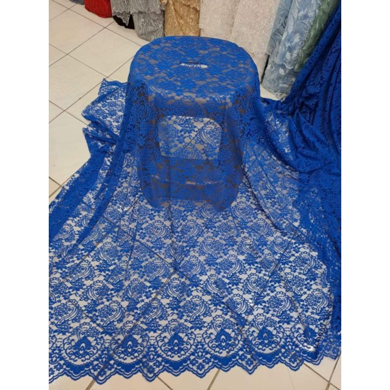 bakal kebaya renda meteran