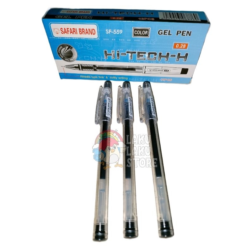 

BOLPEN HI-TECH-H SAFARI/ HI-TECH-H SAFARI/ HI-TECH-H 0.28MM/ HI-TECH-H HITAM