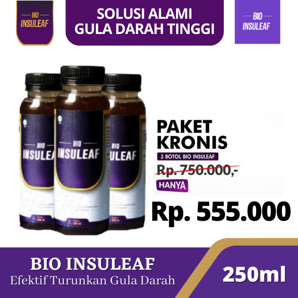 Bio Insuleaf Herbal Diabetes Ori 3 Box