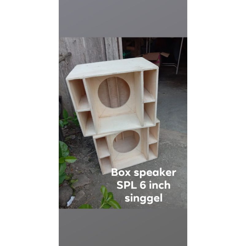 box speaker SPL 6 inch singgel