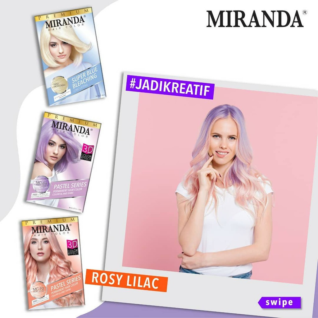 MIRANDA HAIR COLOR SUPER BLUE BLEACHING