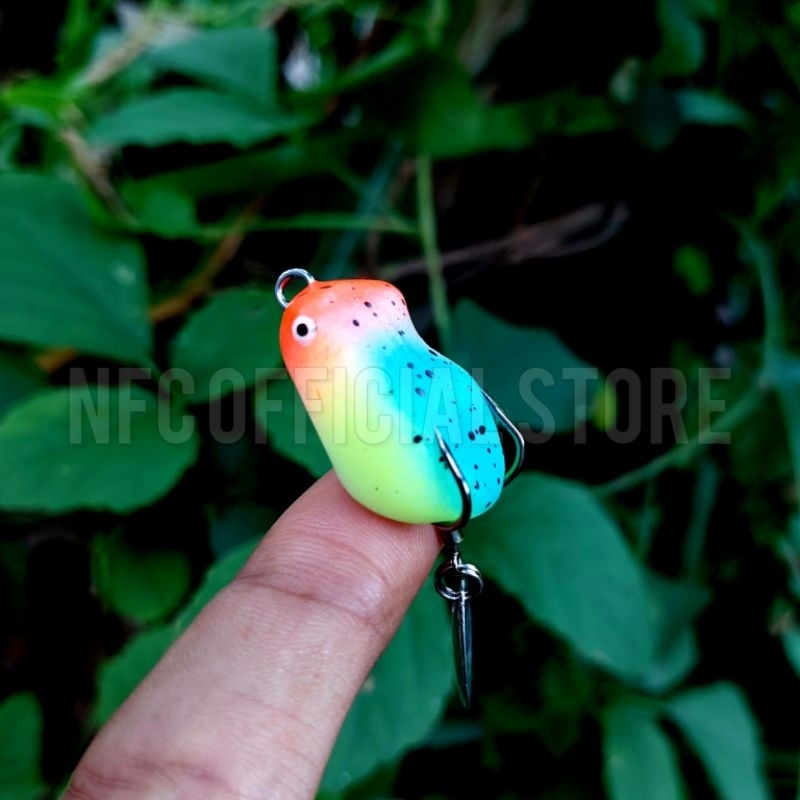 Mini Soft Frog 3 cm 3,5 gram Sensitif, Elastis, Kuat &amp; Mudah Hook up