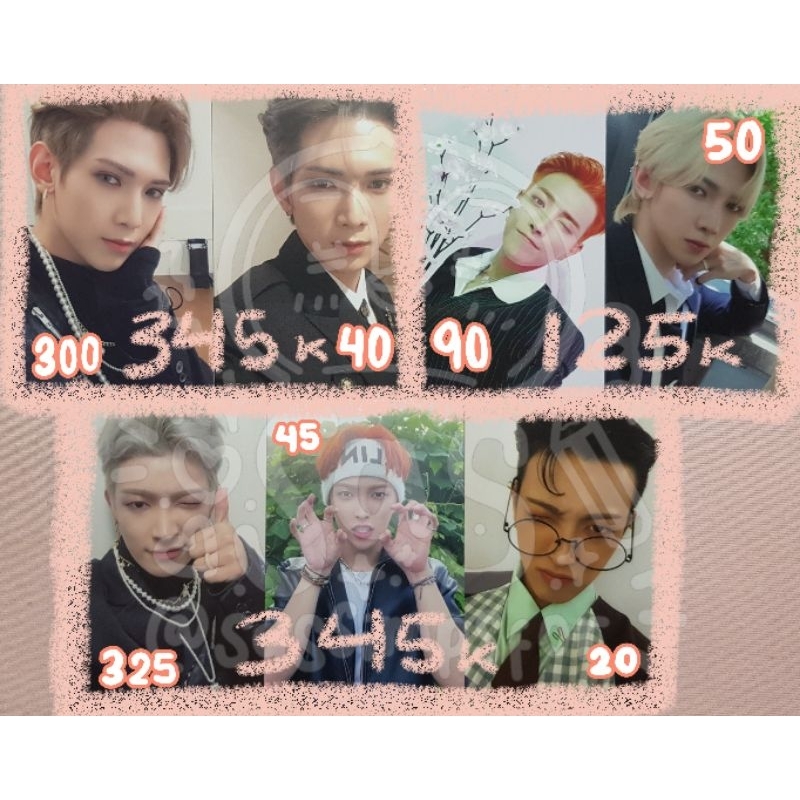 wts want to sell hongjoong yeosang mingi pc photocard fever 1 2 3 epilogue mmt makestar fansign bene