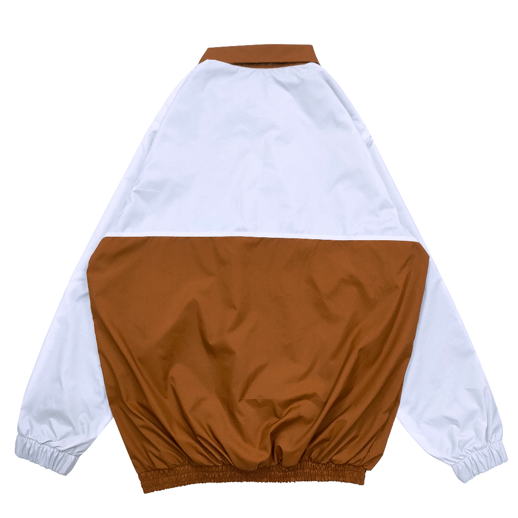 SKULLEND Track Suit Jacket logo Chaqueta Tobacco White