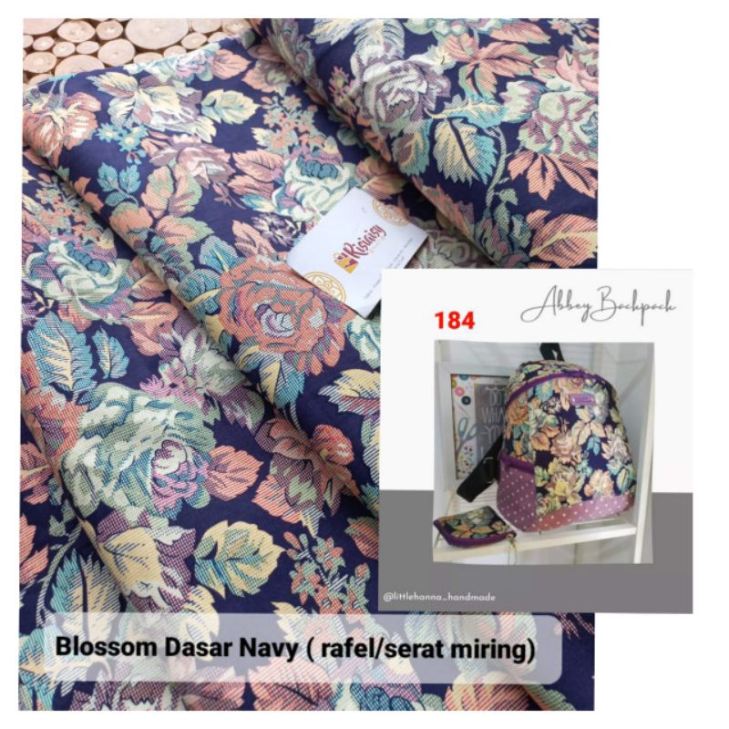 Kain Kanvas Motif Bahan Craft Tas Sepatu ( size 50cm*145cm/150cm)