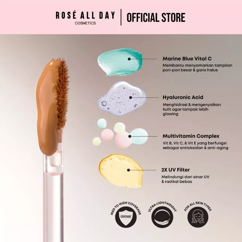 ROSE ALL DAY Ultra-lightweight Concealer