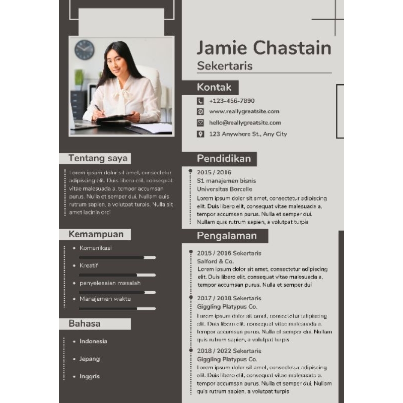 

Jasa Desain CV Murah