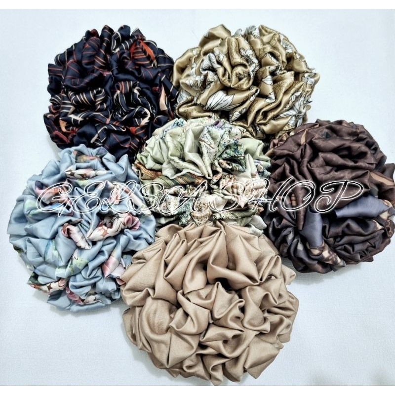 JEPIT CEPOLAN RAMBUT KAIN SATIN/JEPIT RAMBUT HIJAB/CEPOLAN HIJAB