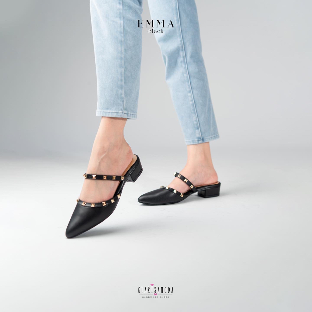 GLARISAMODA Emma Heels 3cm Mules sandal empuk