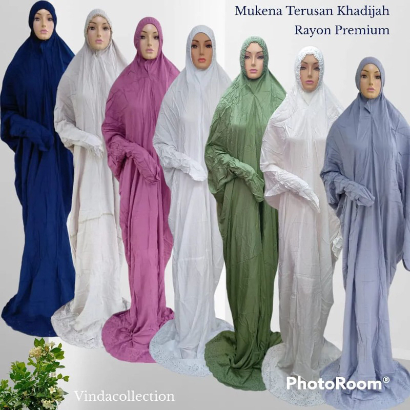 Mukena Terusan Rayon Khadijah Premium