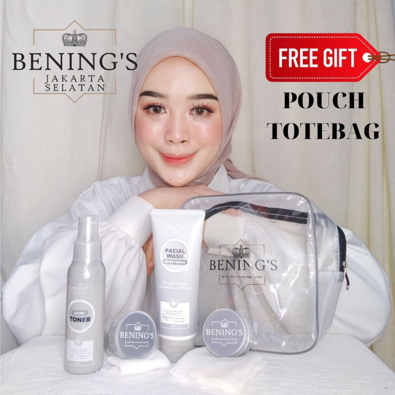 BENINGS SKINCARE DR OKY PRATAMA PAKET EXLUSIVE BRIGHTENING ACNE | BENINGS CLINIC | BENING'S SKINCARE