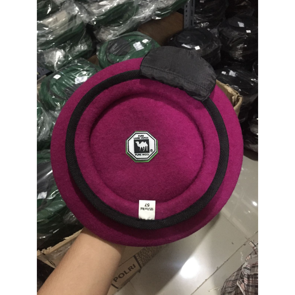 Topi Baret Marinir, Camel Asli Logo Onta Hitam