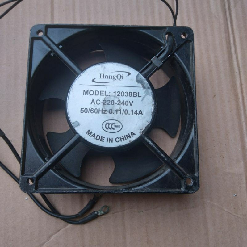 Ac Fan Model : 12038BL 220V 0.14A 12x12Cm