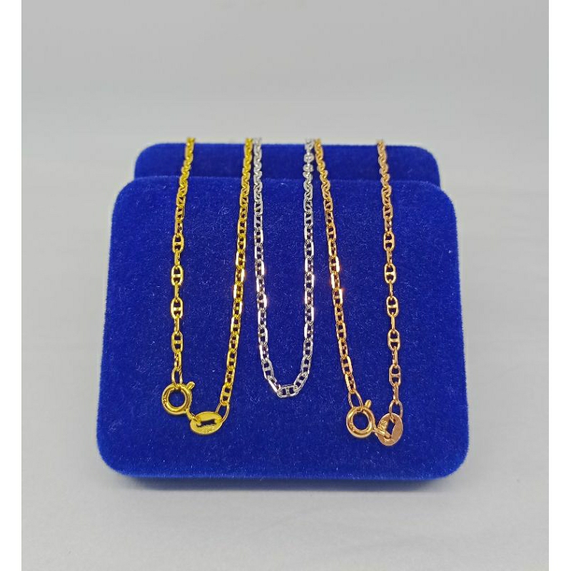 kalung rantai carti*r/perak asli silver 925 lapis emas/perhiasan fashion wanita terbaru