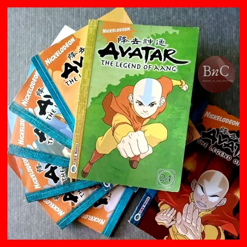 komik animasi AVATAR Nickelodeon preloved