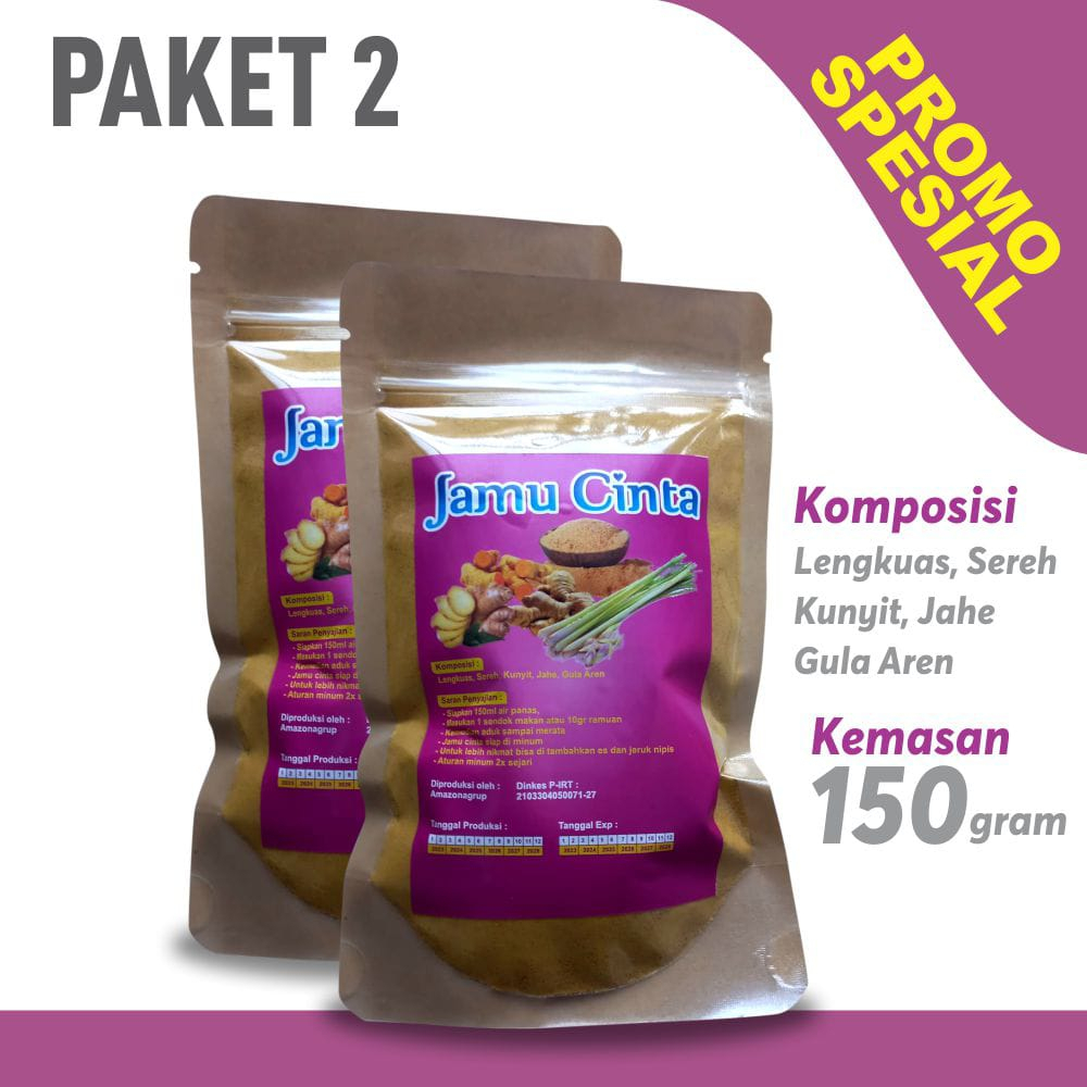 

Jamu Cinta-Kunyit-Sereh-Jahe-Lengkuas-Gula Aren-Paket 2