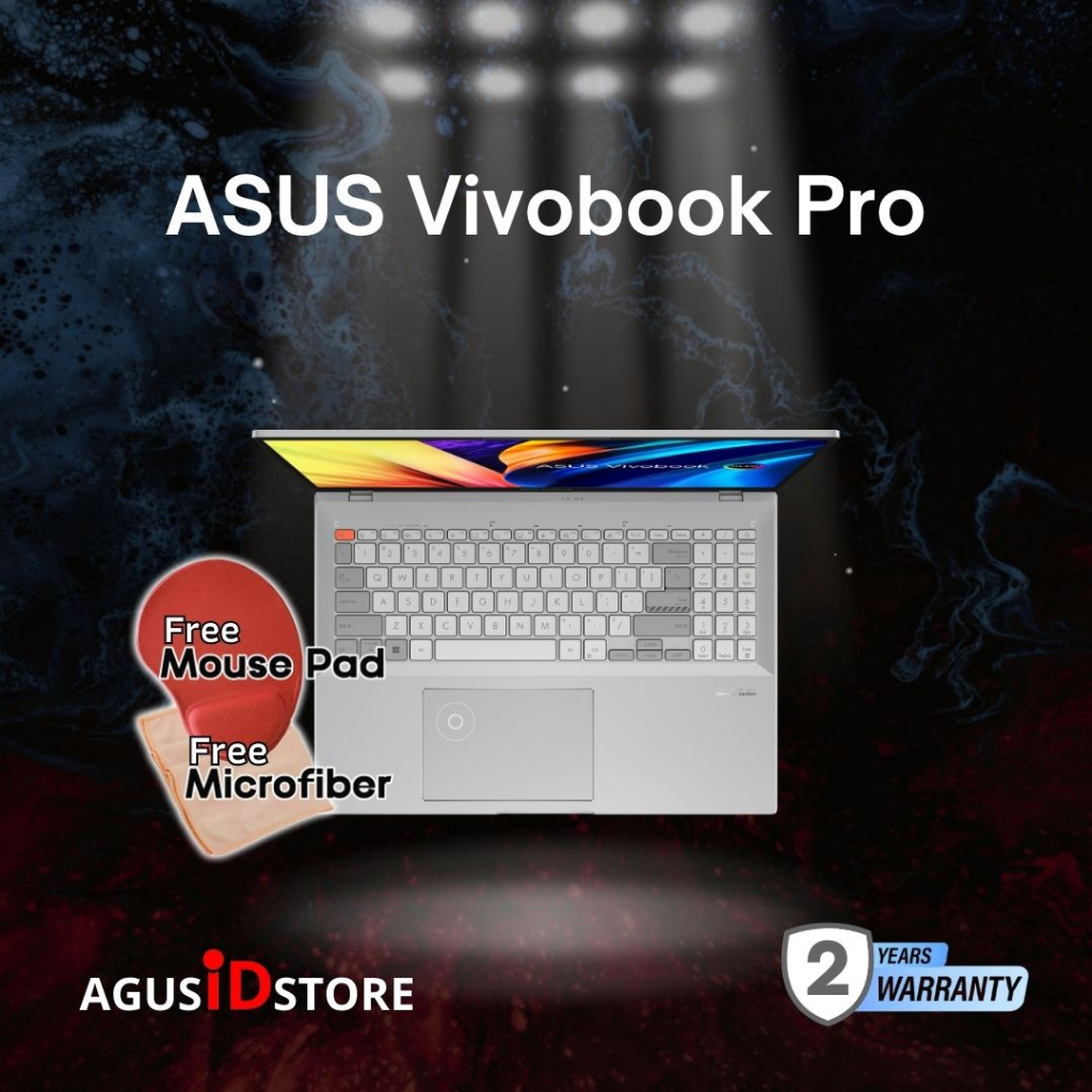 LAPTOP ASUS VIVOBOOK PRO 16X N7601ZM / i9 12900H RTX 3060 / RAM 32GB 1TB SSD / 16 INCH OLED 4K / WINDOWS 11 OHS - CICILAN 0%