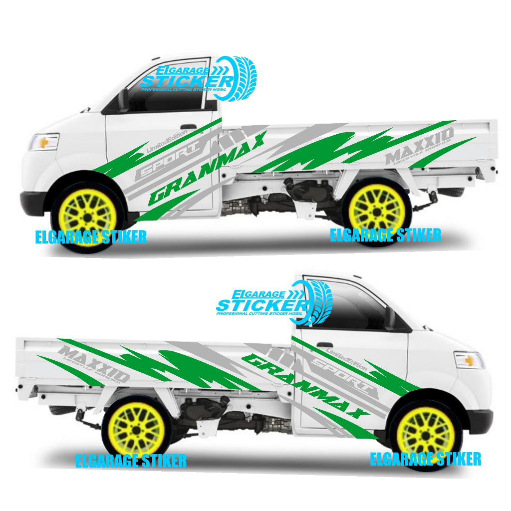 STIKER VARIASI BAK PICK UP GRANMAX CUTTING STIKER BAK GRAN MAX SEMUA MOBIL PICK UP