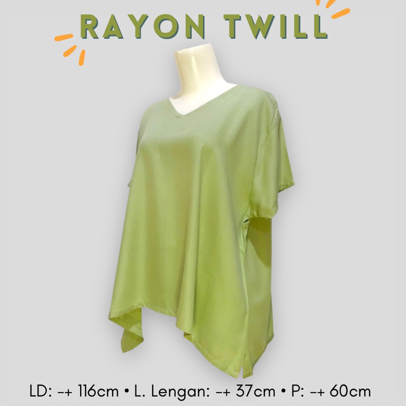 Baju santai wanita RAYON TWILL PREMIUM